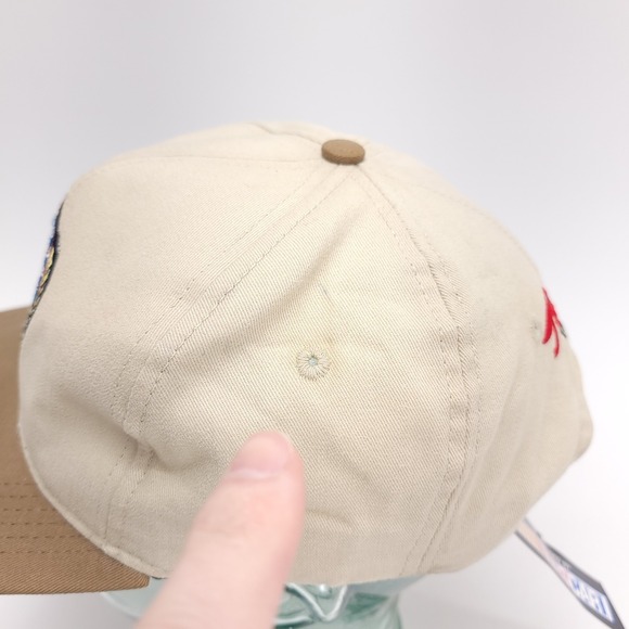 Vintage NASCAR 50th Anniversary Checkered Flag 1998 Snapback Hat NWT Raybestos - Picture 3 of 7